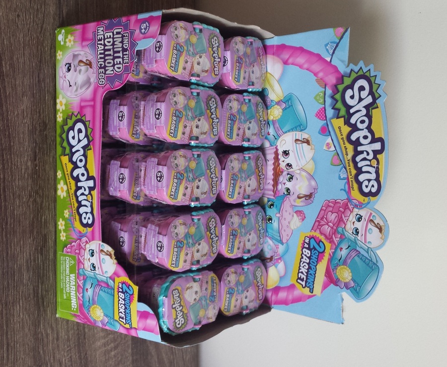 Shopkins Food Fair Easter Basket 2Pack Case of 30 baskets