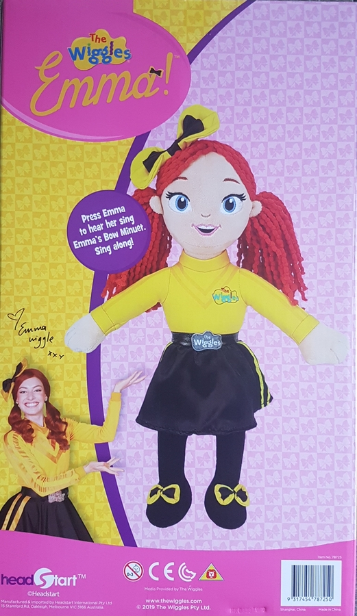 singing emma wiggle doll