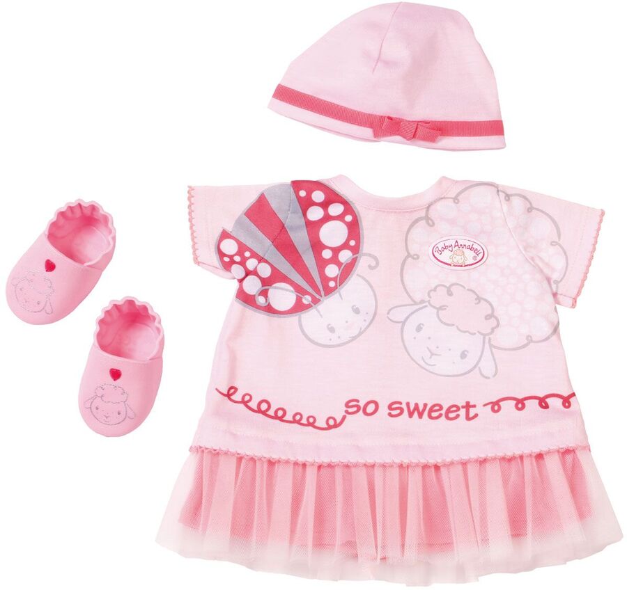 Zapf Baby Annabell Deluxe Summer Dream Clothing Set Lemony Gem