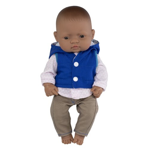 Miniland Doll 32cm Latin Boy and Outfit Boxed Set Lemony Gem Toys Online