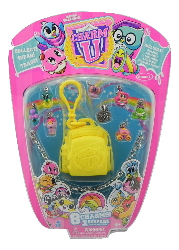 Charm U 8 Charms 1 Suprise inside backpack 4 packs to choose from