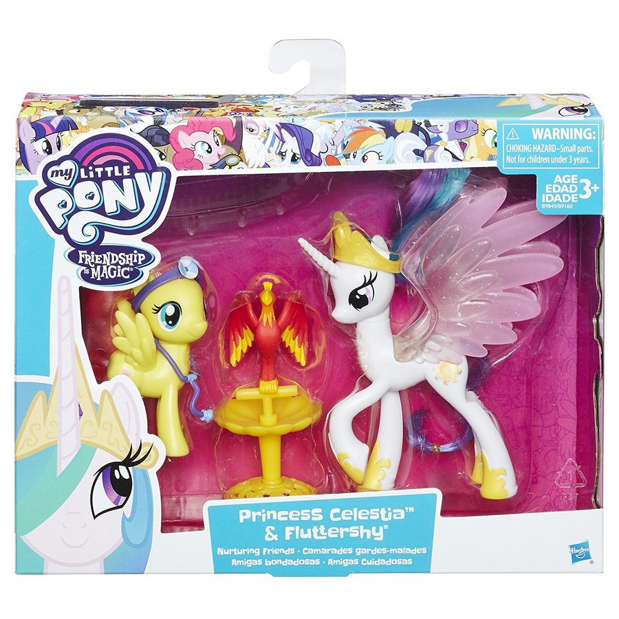 My Little Pony - Princess Celestia, Fluttershy & Philomena 