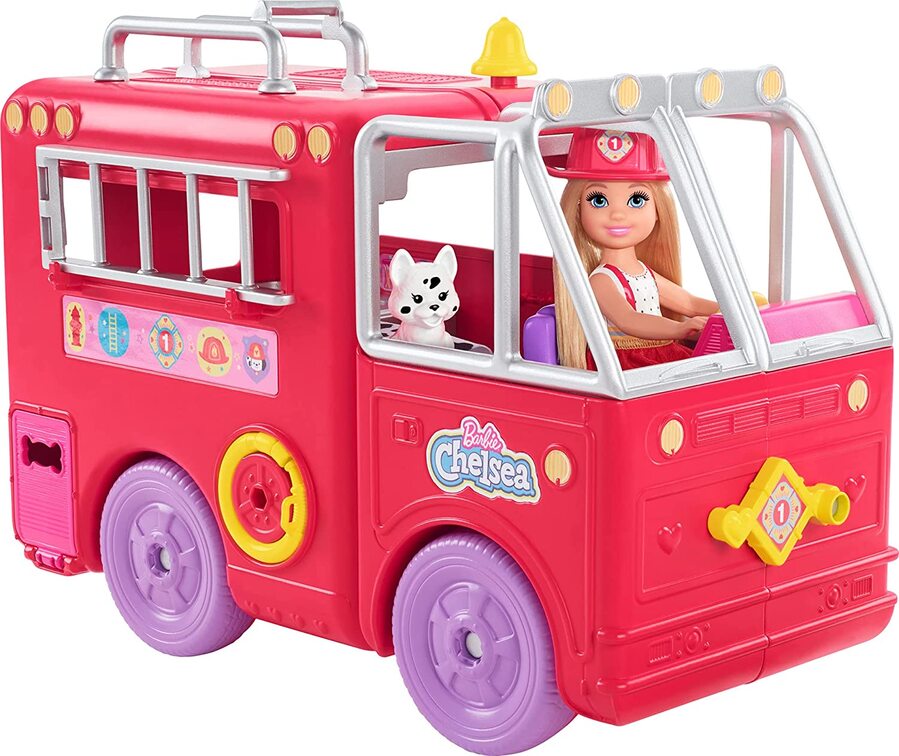 Barbie Chelsea Fire Truck Vehicle Playset Lemony Gem Toys Online