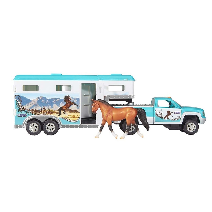 Breyer Stablemates Truck & Gooseneck Trailer Lemony Gem Online Toys