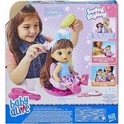 Baby Alive Sudsy Salon Styling Doll 12-Inch Brown Hair