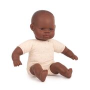 Miniland Educational Baby Doll African Soft Body 32cm Boxed