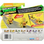 TMNT Ninja Turtles T-Sprints Mad Motion Mikey with Party Van Basic Figure