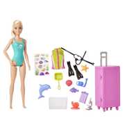 Barbie You Can Be Anything Marine Biologist Doll (Blonde) Playset