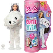 Barbie Cutie Reveal Snowflake Sparkle Doll Bear