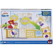 Marvel Spidey and His Amazing Friends Hulk?s Smash Yard Playset