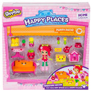 Happy Places Shopkins Season 2 Welcome Pack Puppy Patio with Doll