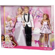Mattel Barbie Wedding Gift Set - Barbie, Ken, Stacie , Chelsea 
