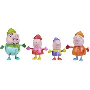 Peppa Pig Peppa's Club Peppa's Family Wintertime Figure 4-Pack