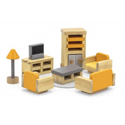 VIGA PolarB Doll House Furniture Sitting Room (Lounge Room)  Wooden Toy