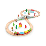 ELC Early Learning Centre Wooden Little Town Train Set