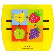 Viga Wooden Wall Game Mosaic Fruits Giraffe - Educational, Motor skills, Activities Toy