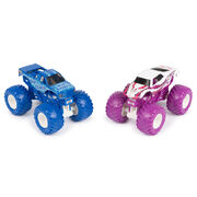 Monster Jam Diecast Trucks Blue Thunder Vs. Full Charge 2 Pack 1:64 Scale