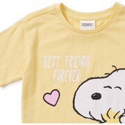 Peanuts Girls Snoopy Print Tee - Yellow (1)