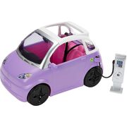 Barbie Electric Vehicle With Charging Station HJV36