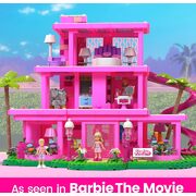 Mega Bloks Construx Barbie the Movie Replica Dreamhouse Building Kit (1795 Pieces)