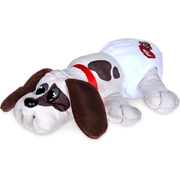 Pound Puppies Newborns Plush Grey and Black Spots