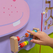 Viga Wooden Hippo Wall Game Educational, Motor skills, Activities Toy