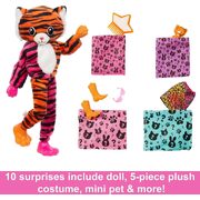 Barbie Cutie Reveal Jungle Series Tiger Doll