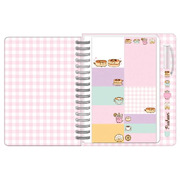 Pusheen The Cat Breakfast Club A5 Notebook with Pen & Sticky Note