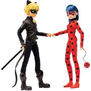 Miraculous Mission Accomplished Ladybug and Cat Noir Doll Playset