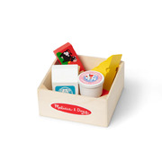 Melissa & Doug Wooden Food Groups Play Set - Dairy