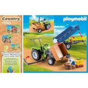 Playmobil Country Tractor with Trailer 42pc 71249