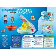 Playmobil 1.2.3 Aqua Water Seesaw with Boat 8pc 70635