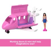 Barbie Land Mini Doll & Vehicle Set Dreamplane HYF40