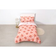 Emma Memma Quilt Cover Set Orange - Single Bed