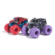 Monster Jam Marvel Spider-Man Vs Black Panther 2 Pack 1:64 Diecast Vehicle (Series 2)