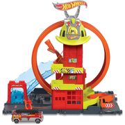 Hot Wheels City Super Loop Fire Station