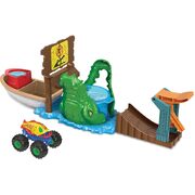 Hot Wheels Monster Trucks Swamp Chomp Playset