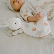 Bunnies By The Bay Teether Little Sunshine Knotty Friend Bunny