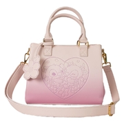 Loungefly Disney Stitch & Angel Cherry Blossom Heart Crossbody Bag