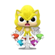 Funko Pop Sonic The Hedgehog - Super Sonic with Emeralds (Flocked) #1059 