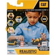 CAT Construction Little Machines Dig N' Build Concrete Playset - 2 Pack