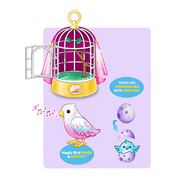 ZURU Pet's Alive Magic Bird Playset