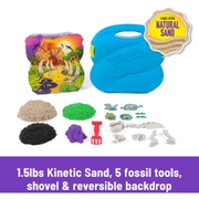 Kinetic Sand Dino Fossil T- Rex Dig Case