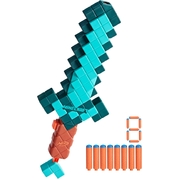 Nerf Minecraft Diamond Sword Dart Blaster