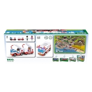 Large View Brio World Rescue Ambulance 4pc 36035