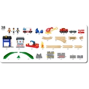Brio World Rescue Team Train Set 38pc 36025