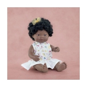 Miniland Educational My Friends & Me Baby Doll African Girl Dressed 38cm