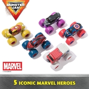 Monster Jam 1:64 Marvel 5 Pack