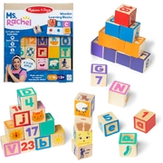 Melissa & Doug Ms. Rachel Wooden Learning Blocks