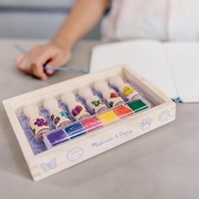 Melissa & Doug Wooden Happy Handle Stamp Set